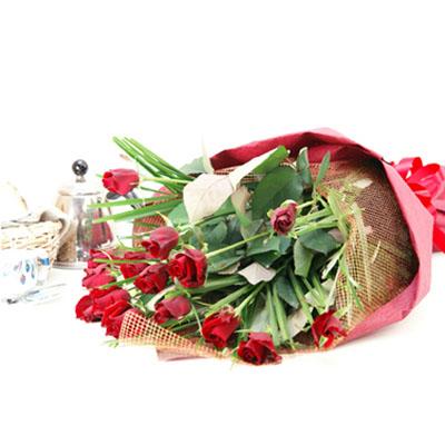 赤バラのみの花束　送料無料！1
